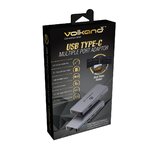 Matériels informatique station daccueil USB-C VOLKANO VK-20140-BK HDMI VGA USB3 infinytech Réunion 02