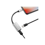 Accessoires téléphonie adaptateur audio AKASHI Double Lightning infinytech Réunion 03