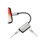 Accessoires téléphonie adaptateur audio AKASHI Double Lightning infinytech Réunion 02