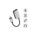 Accessoires téléphonie adaptateur audio AKASHI Double Lightning infinytech Réunion 01