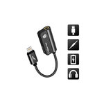 Accessoires téléphonie adaptateur Jack AKASHI Lightning infinytech Réunion 01