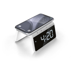 Petit électroménager réveil avec recharge sans fil CALIBER HCG019QI Blanc infinytech Réunion 02