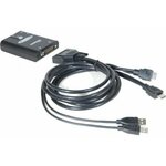 Matériels informatique mini switch KVM HDMI 4K USB Audio 2 ports avec cables 1,30m infinytech Réunion 04