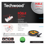 Petit électroménager poêle TECHWOOD TP-24PO 24cm infinytech Réunion 05
