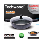 Petit électroménager sauteuse TECHWOOD TP-28SA infinytech Réunion 04