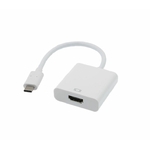 Matériels informatique adaptateur APM 590478 USB-C Mâle vers HDMI femelle Blanc infinytech Réunion 01