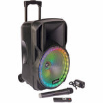 Matériels audio enceinte nomade LOTRONIC PARTY-15RGB infinytech Réunion 01