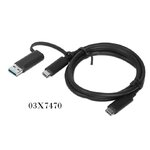 Matériels informatique Dock LENOVO ThinkPad hybride USB-C avec USB-A 40AF0135EU infinytech Réunion 03