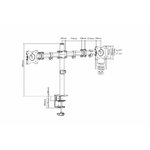 Accessoires informatique support double écran de 13 à 27 pouces infinytech Réunion 05