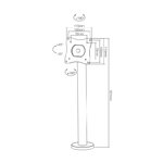 Accessoires informatique support écran NEWSTAR NS-DPOS100BLAC 32 pouces max infinytech Réunion 06