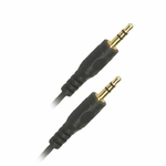 Matériels informatique câble APM 418015 Jack 3.5 Mâle Mâle 2m Noir infinytech Réunion 01