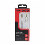 Matériels informatique câble APM 418017 Jack 3.5 Mâle Mâle 1.5m Blanc infinytech Réunion 02