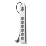 Matériels informatique multiprise parafoudre 6 prises BELKIN avec cordon dalimentation de 2 m infinytech Réunion 02