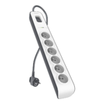 Matériels informatique multiprise parafoudre 6 prises BELKIN avec cordon d'alimentation de 2 m infinytech Réunion 01