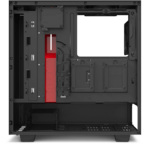 Matériels informatique boitier NZXT H510i Noir Rouge infinytech Réunion 04