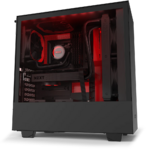 Matériels informatique boitier NZXT H510i Noir Rouge infinytech Réunion 01