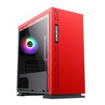 Matériels informatique boitier pc GAMEMAX HL-605-RD Expedition Rouge infinytech Réunion 02