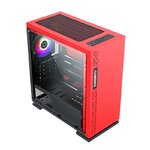 Matériels informatique boitier pc GAMEMAX HL-605-RD Expedition Rouge infinytech Réunion 01