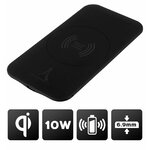 Accessoires téléphonie chargeur rapide sans fil à induction AKASHI ALTCHARGQI10W 10W Noir infinytech Réunion 01