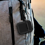 Accessoires audio coque anti-chocs AKASHI ALTAIRPODBLK pour AirPod 1 et 2 Carbone Noir infinytech Réunion 04