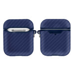 Accessoires audio coque anti-chocs AKASHI ALTAIRPODBLU pour AirPod 1 et 2 Bleu Marine infinytech Réunion 02