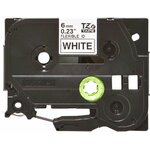 Consommables informatique cassette à ruban BROTHER TZe-FX211 Noir sur blanc 6 mm infinytech Réunion 01