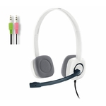 Matériels informatique casque micro LOGITECH H150 Filaire Blanc infinytech Réunion 01