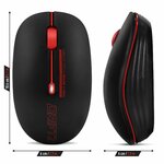 Matériels informatique souris ADVANCE Drift 2 Sans Fil Rouge infinytech Réunion 10