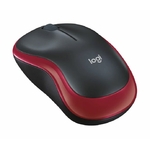 Matériels informatique souris compacte LOGITECH M185 Sans Fil Rouge infinytech Réunion 07