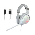 Matériels informatique casque micro ASUS RoG Delta Filaire Blanc RGB infinytech Réunion 09