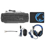 Matériels informatique pack Clavier Souris NEDIS Combo GCK41100BKFR Filaire infinytech Réunion 13