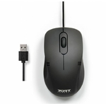 Matériels informatique souris PORT DESIGNS 900400-PRO Optique Pro Filaire Noire infinytech Réunion 01