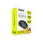 Matériels informatique souris PORT DESIGNS 900400-PRO Optique Pro Filaire Noire infinytech Réunion 05
