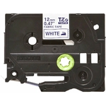 Consommables informatique cassette à ruban textile BROTHER TZe-FA3 Bleu sur Blanc 12 mm de large infinytech Réunion 02