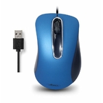Matériels informatique Souris ADVANCE Shape 3D Filaire Bleue infinytech Réunion 23