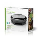 Petit électroménager appareil à hamburger NEDIS KAHM100BK infinytech Réunion 04