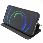 Accessoires téléphonie étui folio cuir AKASHI pour iPhone 12 et 12 Pro noir infinytech Réunion 03