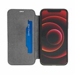 Accessoires téléphonie étui folio cuir AKASHI pour iPhone 12 Mini noir infinytech Réunion 02