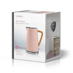 Petit électroménager bouilloire électrique NEDIS KAWK510EPK Rose infinytech Réunion 03
