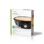 Petit électroménager crêpière électrique NEDIS FCCM120FBK30 infinytech Réunion 03