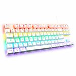 Matériels informatique clavier The G-Lab Keyz Mercury TKL Blanc infinytech Réunion 02