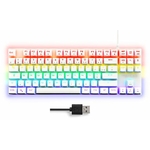 Matériels informatique clavier The G-Lab Keyz Mercury TKL Blanc infinytech Réunion 01