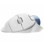 Matériels informatique souris ergonomique LOGITECH ERGO M575 Sans Fil Blanche infinytech Réunion 03