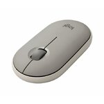 Matériels informatique souris LOGITECH Pebble M350 Sans Fil et Bluetooth Sable infinytech Réunion 05