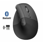 Matériels informatique souris ergonomique LOGITECH Lift for Business Bluetooth Droitier Graphite infinytech Réunion 01