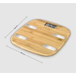 Petit électroménager impédancemètre LITTLE BALANCE 8359 Fitdays Connect-4 USB Bambou infinytech Réunion 03