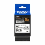 Consommables informatique cassette à ruban BROTHER TZe-S251 Noir sur blanc 24 mm de large infinytech Réunion 01