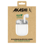 Accessoires téléphonie écouteurs AKASHI ALTEARBUDSWH Bluetooth Blanc infinytech Réunion 02
