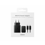 Accessoires téléphonie adaptateur secteur USB-C SAMSUNG EP-T4510XBEGEU 45W avec câble infinytech Réunion 04