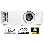 Matériels informatique vidéoprojecteur OPTOMA UHD38x 4K infinytech Réunion 01